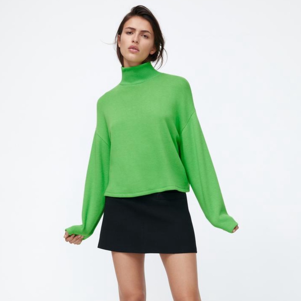 Zara Mock Neck Sweater